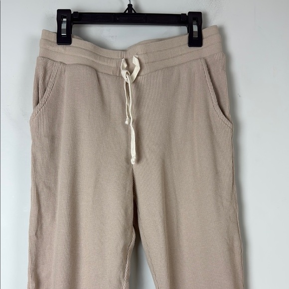 Province of Canada Cream Tan Joggers Waffle Knit Size XXS - Picture 2 of 9